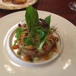 ラトリエ・ド・ギニョール・エ・マデロン - （2016・7・5）ランチ　鮪のタルタル