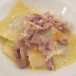 ペペロッソ - アニョロッティ　鴨のラグービアンコ添え