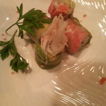 アイデア料理 井出 - アボガドと海老の生春巻き