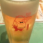 Shuumai Tarou - 生ビール！！豚ちゃんマークかわいい