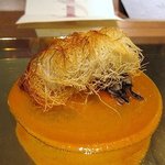 IL TEATRINO DA SALONE - カダイフを巻いた白身魚のアルフォルノ