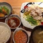 Yayoi Ken - 彩野菜の豚しゃぶ定食
