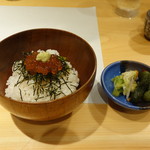 柳家錦 - 締めはサクラマスのイクラご飯でした