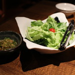 クロスケ - クロスケサラダ ねぎドレッシング☆