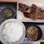 浜潮 - 2016.7.5　煮魚定食１，０８０円（税込）