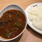 デリー - ランチのカラヒはライス付で\980。超お得！