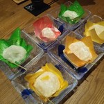 熊の焼鳥106 - 甘味　フルーツ大福　大阪堺の一心堂謹製