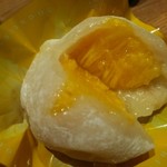 熊の焼鳥106 - 甘味　フルーツ大福　パイナップル