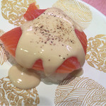 京寿司 大畠店 - サーモンのふわふわチーズ