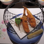 萩本陣 - ふく唐揚げ