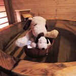 萩本陣 - いい湯だな～♪
      
      ちびつぬ「きゃっ、きゃっ、きゃっ♪」 
      