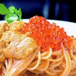 VINO - 北海道産ウニイクラのスパゲティ！人気のパスタです！1,600円