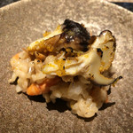 ゆきむら - きのこの風味と魚介の旨味が凝縮したリゾット。