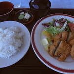 函館ベイコーストカントリークラブ - ヒレカツ定食