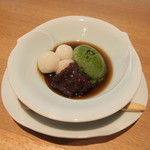 小春日和 - 28年7月　白玉抹茶あんみつ