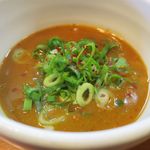 麺屋 高橋 - 味噌つけ汁のアップ