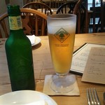 NR table - ハートランドビールにおしゃれなナプキン