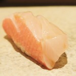 鮨 さいとう - 銚子産金目鯛昆布締め
