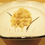 鮨 さいとう - 毛蟹味噌和えを三杯酢で