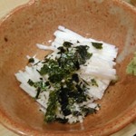 とんかつ　若葉 - 千切り山芋