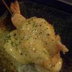 串カツ・もつ鍋・かすうどん しゃかりき432” - エビのタルタルソース