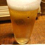 Menshouno Kokorotsukushi Tsurutontan - 生ビール ￥700