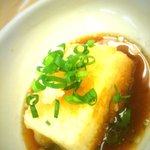 Ajino Obanzai - 定食についてた揚げ出汁豆腐
