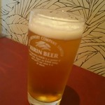 西洋懐石アンシャンテ - サービスのノンアルコールビール