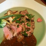 西洋懐石アンシャンテ - 子羊のグリル カシスマスタード添え