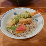 宮川町　水簾 - 16.7月　ミニ天ぷら蕎麦