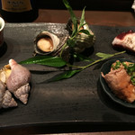 伊藤家のつぼ STAND SUSHI BAR - 先付。