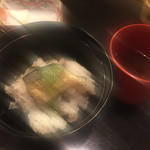 懐石料理 はし本 - 鮎の炊き込みご飯