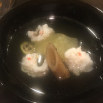 懐石料理 はし本 - 椀物：鱧と冬瓜と牛蒡
