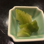 懐石料理 はし本 - 生のザーサイ