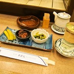 井津長 - 付き出し ＆ 秋鹿 純米