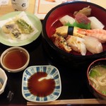 うお庄 - 寿司定食　￥980円