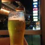 博多天ぷらたかお サウスウッド横浜店 - グラスビール
