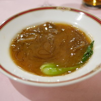 赤坂 四川飯店 - 紅焼通排翅／三陸産毛鹿鮫のフカヒレ姿煮込み〜伝統の醤油味〜　2016年4月