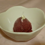 かえで庵 - カシスのシャーベット