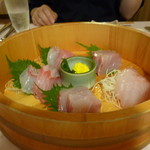 かえで庵 - お造り四種盛り合わせ