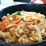 すき家 - 牛ビビンバ丼定食580円