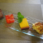 イタリアンレストラン Zucca - Cランチ：特製ドルチェ盛り合わせ（B＋グレープフルーツゼリー）