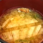 平塚魚市場食堂 - 三色丼\８５０の「味噌汁」