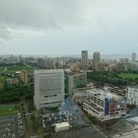 謝朋殿 幕張店 - ２４回の窓から見える景色（あいにくの雨でしたが・・・）