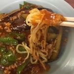 中国料理　東華園 - 麻婆茄子焼きそば