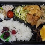 焼肉彩苑 彩々亭 - 鶏天弁当 2016.3