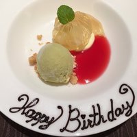 ジュピター - バースデーコースのデザート