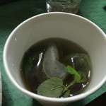 焼肉 はせ川 - 最後にいただいたハーブティー。サッパリしました♡