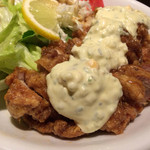 炭火居酒屋 くまさん家 - 手作りのタルタルソースが堪らない旨さ