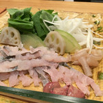 みつ林 - 鱧しゃぶと季節の野菜